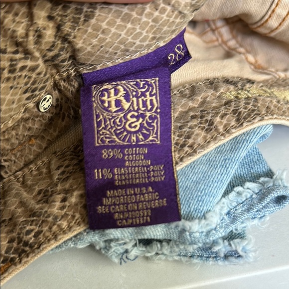 Khaki tan Distressed Women cutoff Shorts - Picture 4 of 4